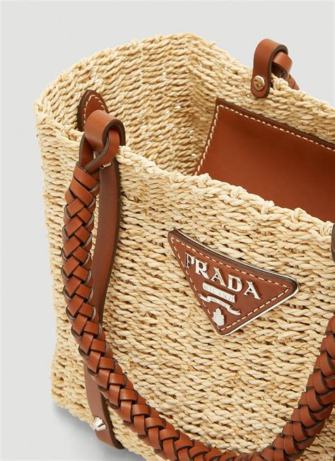 raffia bags prada|large raffia tote bag.